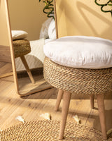 Handmade Halfa Vanity Stool – Reinforced & Cushioned