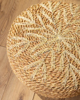 Handmade Halfa Pouf with Beech Legs – Holds 90kg