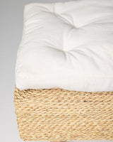 Handmade Halfa Bench with Cushion – Beech Legs