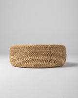 Handmade Halfa Floor Pouf with Embroidery – Holds 90kg