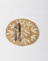 Handmade Halfa Coaster – Sunburst Embroidery