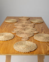 Handmade Halfa Table Runner & 6-Coaster Set