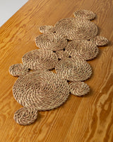 Handmade Halfa Spiral-Woven Table Runner