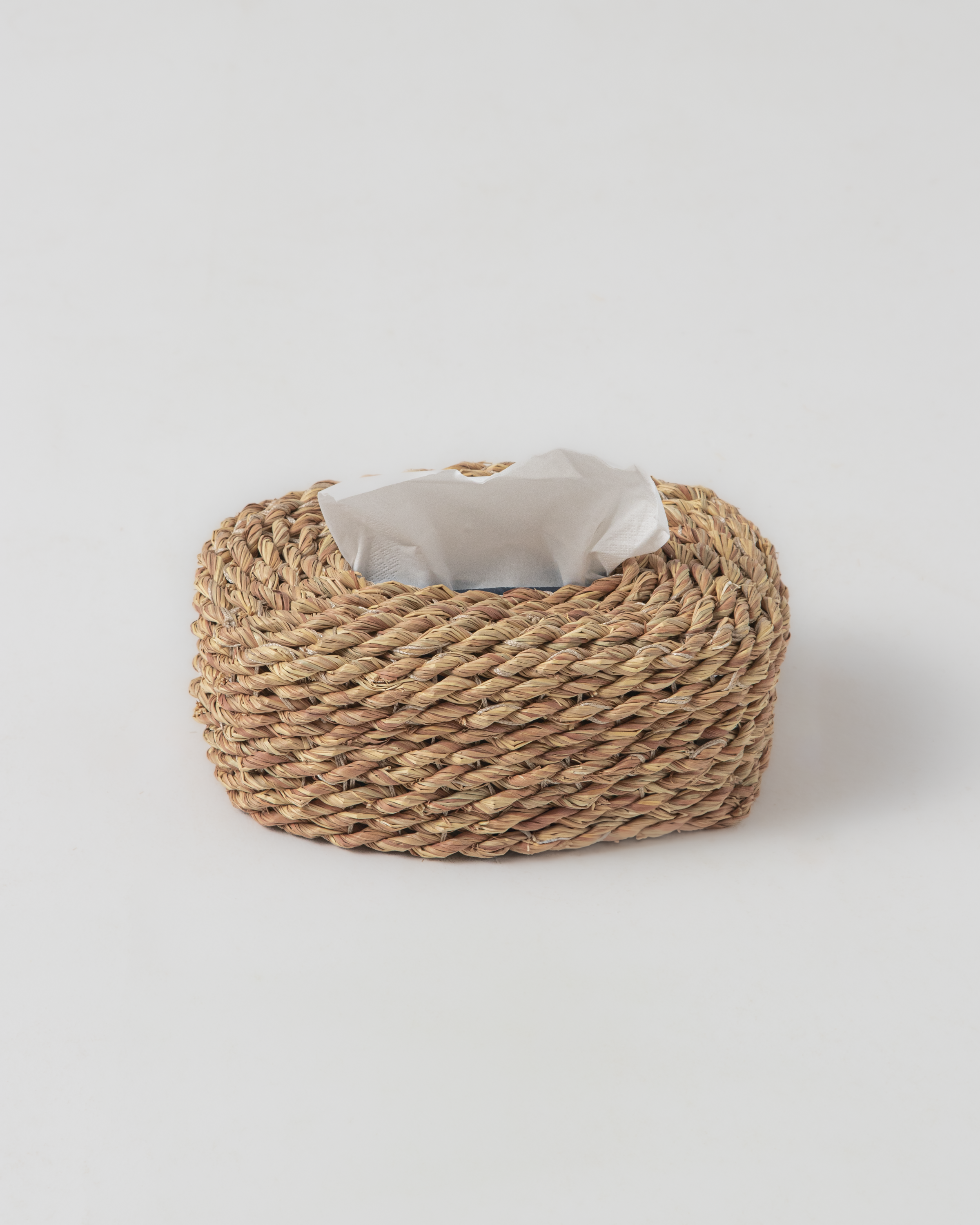 Halfa Tissue Box-Rustic Rope Tissue Box Cover